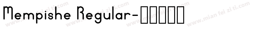Mempishe Regular字体转换